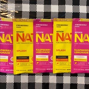 5 packs Pruvit Keto Nat: Splash & Lemonade